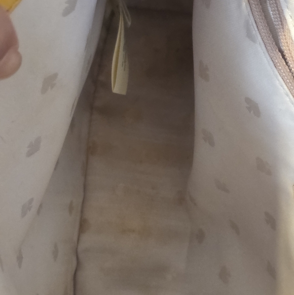 Kate Spade Quilted Yellow Chevron Tote Bag - Picture 9 of 15